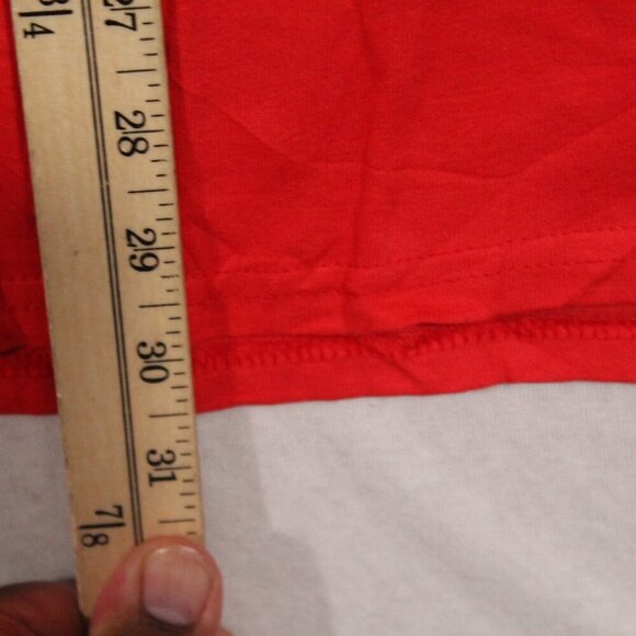 Majestic Men Red Tee Shirt Anaheim Angeles Size XXL - Picture 5 of 8